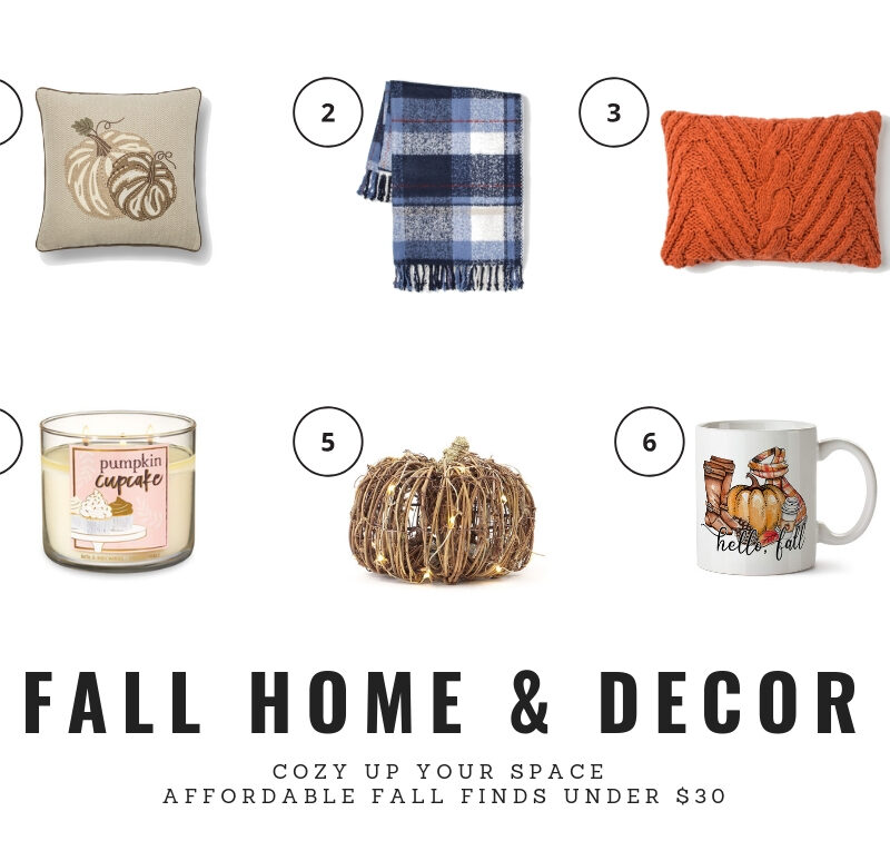 Fall Home & Decor Favorites Under $30